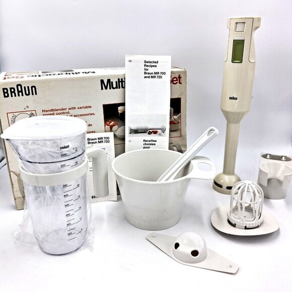 Braun Multipractic Set - MR700 - Type 4181 - Variable Speed- Complete Set - Picture 1 of 16